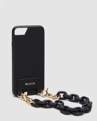 MIMCO MIM GRAB CASE FOR IPHONE 6-6S-7-8-SE - Black - RRP  $129 - 100% Genuine - image 1 of 3