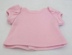 Camiseta rosa claro manga corta con mangas hinchadas se adapta a muñecas chicas americanas de 18 - Imagen 1 de 1