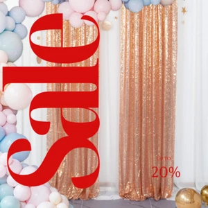 BACKDROPS - Sequin Backdrops - Sequin Photo Booth Backdrop, Party Backdrops, - Picture 1 of 2