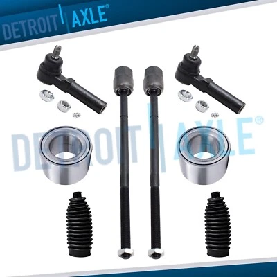 8pc Front Wheel Bearing Tie Rod Kit for 1993-2002 Nissan Quest Mercury Villager - Image 1 of 4