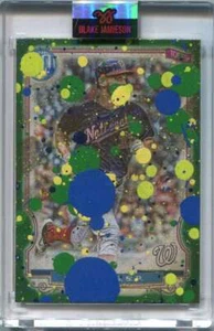 2020 Topps Gypsy Queen Green 285 Stephen Strasburg Blake Jamieson Custom Auto - Picture 1 of 2