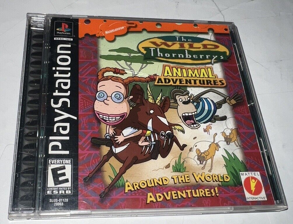 The Wild Thornberrys Animal Adventures Sony PlayStation 1 PS1 Complete Tested