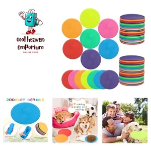 Flying Discs Bulk Flying Discs for Kids Soft Rubber Flyer Disk Outdoor for Ch... - Picture 1 of 6