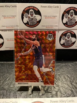 2019-20 Mosaic Prizm Orange Camo Ricky Rubio No.158 Suns - Image 1 of 2