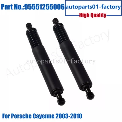 1 par de suporte de elevação de choque traseiro esquerdo direito para Porsche Cayenne 2003-2010 - Imagem 1 de 4