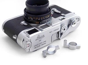 SOOM Leica MP Film Rewind Lever M2 M3 MP MA Classic Silver Chrome NEW! - Picture 1 of 4