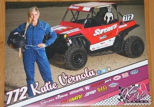 2014 Katie Vernola SuperATV UTV Playboy Playmate SEMA LOORS Off Road Hero Card - Picture 1 of 1