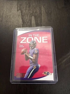 2020 Score Football In The Zone Lamar Jackson Baltimore Ravens #IZ-LJ - Bild 1 von 2