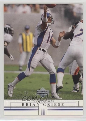 2001 Upper Deck Brian Griese #54 - Image 1 of 2