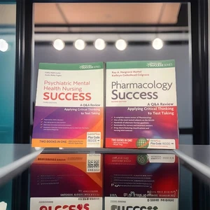 Pharmacology Success: And Psychiatric Mental Health Nursing Success- Lot (2) New - Picture 1 of 9