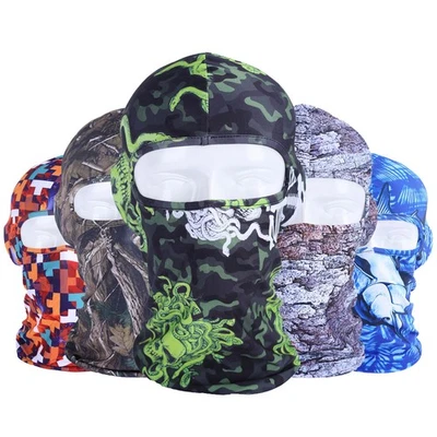 Tactical Balaclava Motorcycle Mask Skiing Cap Halloween Skull Full Face Cover  - Image 1 of 4