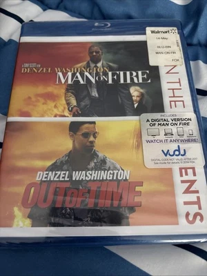 Man On Fire , Out Of Time Blu Ray Denzel Washington New And Sealed!! - Image 1 of 4