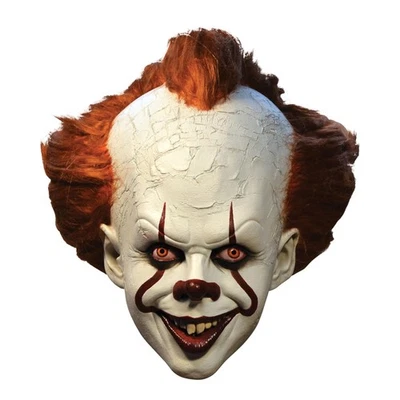 TRICK OR TREAT STUDIOS IT Pennywise Erwachsen Latex Kostüm Maske | Deluxe Edition