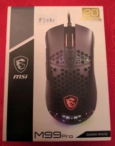 NEW MSI M99 Pro Wired USB RGB Gaming Mouse - Picture 1 of 2