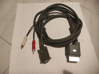 Cavo VGA HD AV Originale Microsoft per Xbox 360 Usato Garantito - Immagine 1 di 2