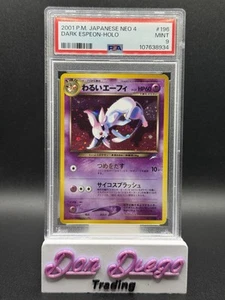 2001 Pokémon Japanese Neo 4 Destiny #196 Dark Espeon Holo PSA 9 - Picture 1 of 2