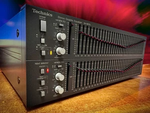 TECHNICS SH-8075 💎MINT💎 Vintage Stereo Graphic Equalizer - Picture 1 of 8