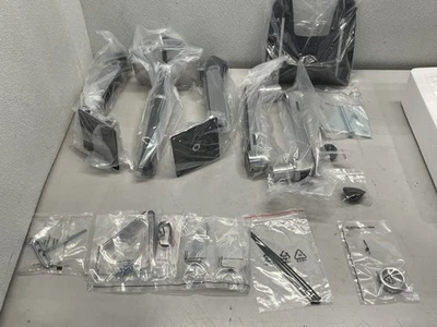 Ergotron LX Vertical Stacking Dual Monitor Arm 24" Polished Aluminum 45-248-026 - Image 1 of 4