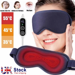 USB-Powered Heated Eye Mask for Relaxation & Dry Eye Relief - Adjustable NEW - Picture 1 of 12