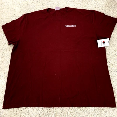 Camiseta Champion Para Hombre 3XB Grande Alta Cómoda Lavada Granate Bordado Logo NUEVA Foto 1 de 4