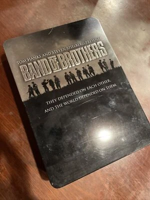 Band of Brothers (DVD, 2002, 6-Disc Set, Tin Box) Steven Spielberg Fast Shipping - Image 1 of 3