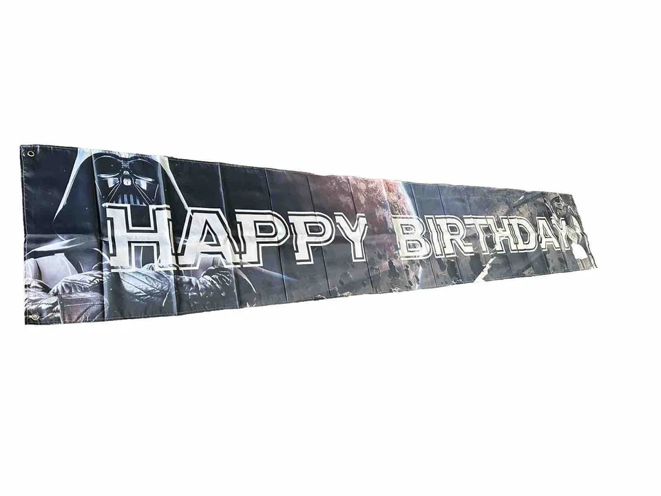 Tapiz Star Wars Jumbo XXL "Feliz Cumpleaños" 9,5 pies Foto 1 de 1