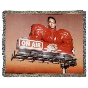 BEYONCE - MANTA TEJIDA RENACENTISTA EN AIRE RARA LIMITADA NUEVA 50"" X 70"" OFICIAL - Imagen 1 de 1