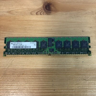 Hynix 1GB PC2-3200R DDR2-400MHz DIMM 1Rx4 Memory Module HYS72T128000HR-5-A - Image 1 of 4