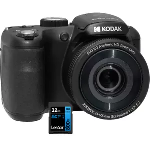 Kodak PIXPRO Astro Zoom 16MP Digital Camera 25X Zoom Black with 32GB Memory Card - Picture 1 of 6