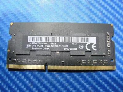Apple A1278 Laptop Micron 2GB Memory PC3L-12800S-11-13-C3 MT4KTF25664HZ-1G6E2 #1 - Image 1 of 3