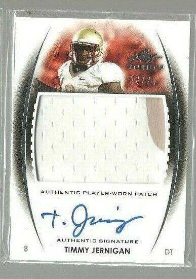 2014 Leaf Trinity Jumbo Patch Silver #DPTJ1 Timmy Jernigan 23/25 (REF 5819) - Image 1 of 1