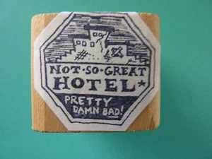 Sello postoide de hotel no tan grande sello de goma para cochecito de bebé parachoques sello de goma  - Imagen 1 de 2