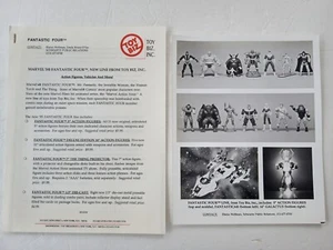 Figuras de acción ToyBiz FANTASTIC FOUR 1995 Toy Fair kit de prensa prensa prensatelas y foto - Imagen 1 de 24