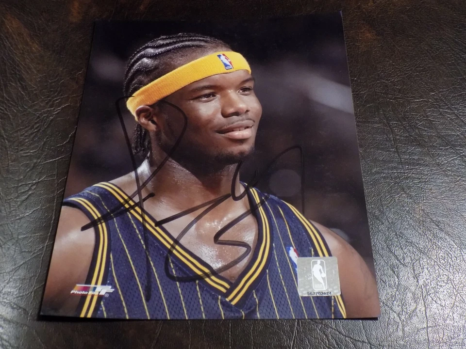 FOTO 8X10 MARCAPASOS AUTOGRAFIADOS DE JERMAINE O'NEAL CON CERTIFICADO DE AUTENTICIDAD Foto 1 de 1