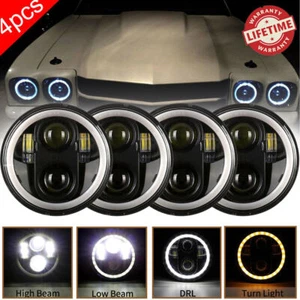 4 un. 5 3/4" 5,75 proyector faros LED anillo de haz sellado Hi-Lo bombillas EE. UU. - Imagen 1 de 12