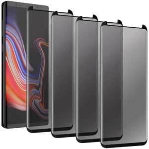 4Pack For Samsung Galaxy Note 9 Privacy Tempered Glass Screen Protector - Picture 1 of 13
