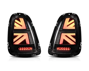 Luces traseras LED completas para Mini Cooper R56 R57 R58 R59 2007-2013 negro transparente - Imagen 1 de 6