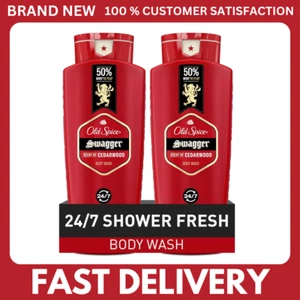 Old Spice Red Collection Swagger Scent Body Wash, 24 fl oz, Pack of 2 - Picture 1 of 10