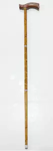 Antique Gadget Cane Pen & Ink Well w/ Tau Handle C 1890 - Picture 1 of 4