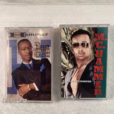 M.C. Hammer- Lets Get It Started & Please Hammer Don’t Hurtem Cassette, 1988 Lot - Image 1 of 4