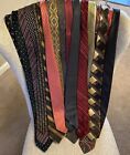 Designer Neck Ties~ All Silk~ Various Designers And Styles (17) See Pics