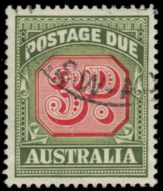 AUSTRALIA J88  - Numeral of Value "Postage Due" 1958  Printing (pf93332) - Image 1 of 1