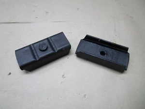 Ford Capri MK1 MK2 Taunus P5 P7 Halter Halteblech Blattfeder mit Gummi 2er-SET - Picture 1 of 11