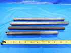 Lot Of 4 Lathe Boring Bars Shank Sizes Up To 7/8" For Square / Triangle Tool Bit