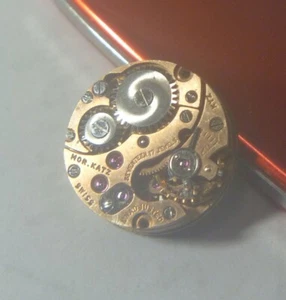1960s Mor. Katz 17 Jewels Swiss 6 Lignes Felsa 21 ? Movement Only- for Parts !! - Picture 1 of 10