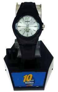 NEU Sport Damen Vintage Casio Uhr LX600 schwarz Harz 100M WR weißes Zifferblatt - Bild 1 von 7