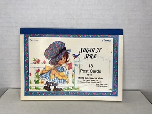 Juego de 12 postales vintage de Sugar & Spice 1979 sin publicar - Imagen 1 de 5