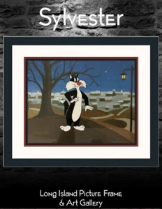 Sylvester Looney Tunes Hand Painted Animation Production Cel Custom Framed - Picture 1 of 4