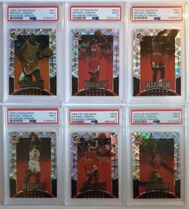 1999 UD HoloGrFX Maximum Michael Jordan COMPLETE SET OF 6 - ALL PSA 9 (Rare) - Picture 1 of 8