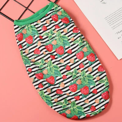 Pet Dog Clothes T Shirt Vest Clothing Puppy Cat Cute Printed Costume Apparel  ↔ - Image 1 of 4